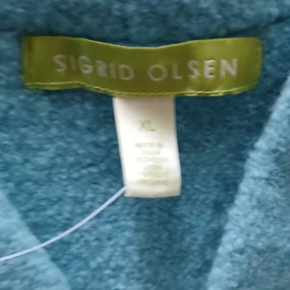 Sigrid Olsen Pea Coat 100% Wool - Picture 4 of 5